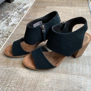 TOMS Majorca Sandal Heels - Black 9